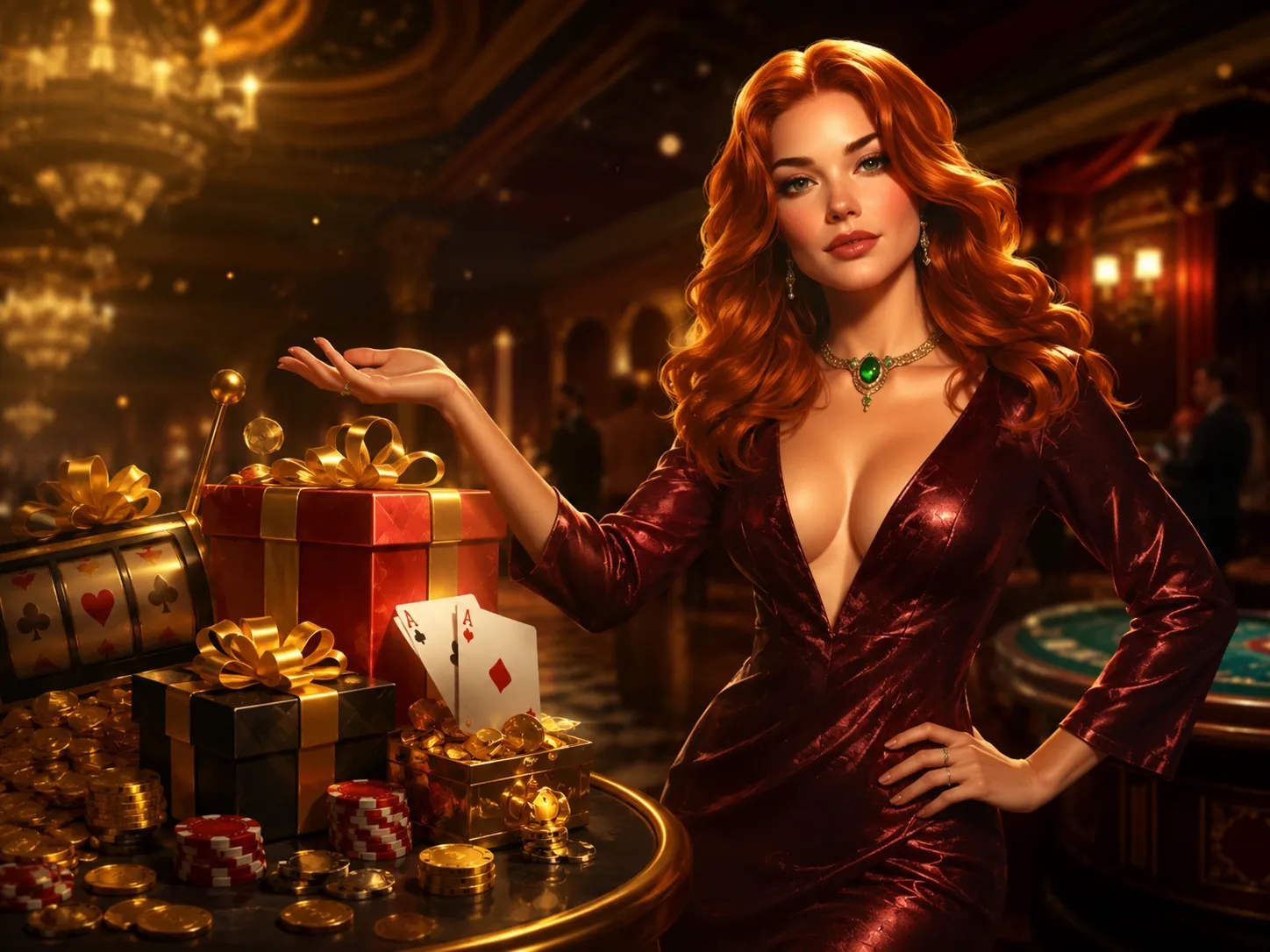 Golden bonus treasury reward showcase